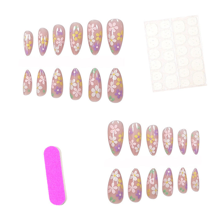 Floral Art Acrylic Nail Enhancements Kalsten 1789915225
