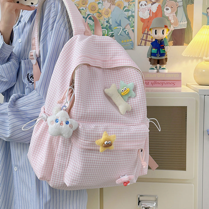 Cute Character-Embellished Backpack Kalsten