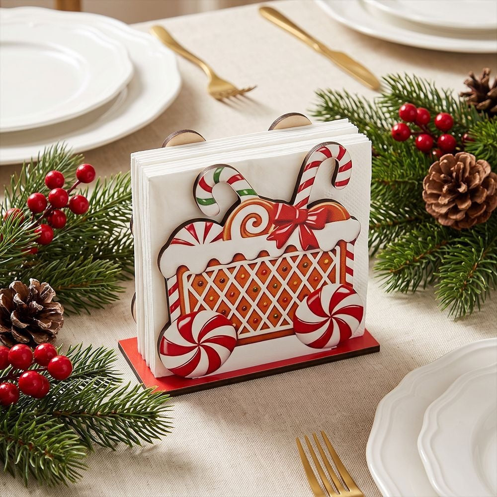 Christmas decoration with gingerbread house motifs Kalsten