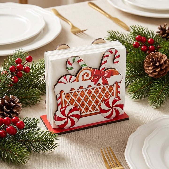 Christmas decoration with gingerbread house motifs Kalsten