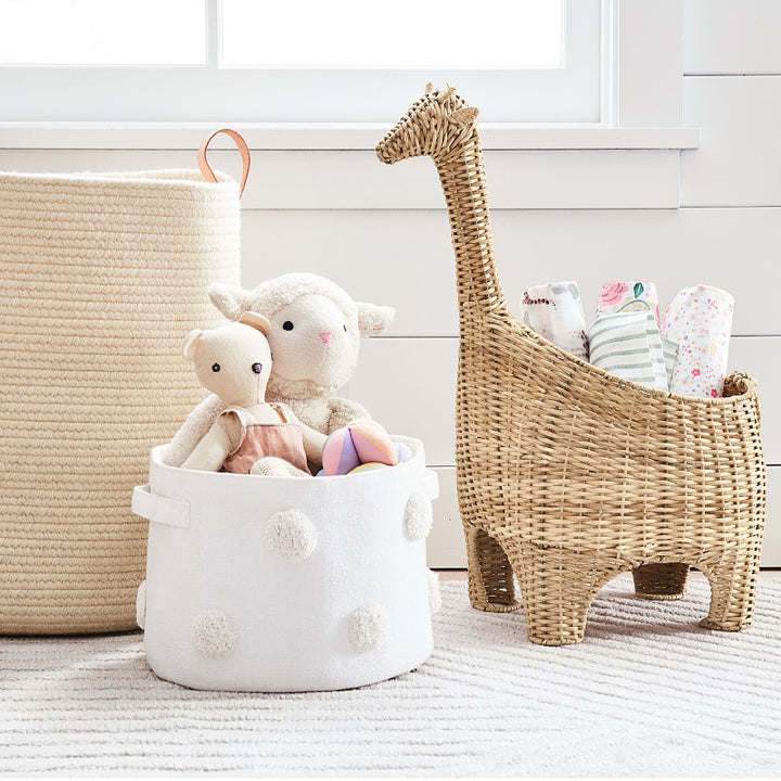 Playful storage basket in giraffe shape Kalsten