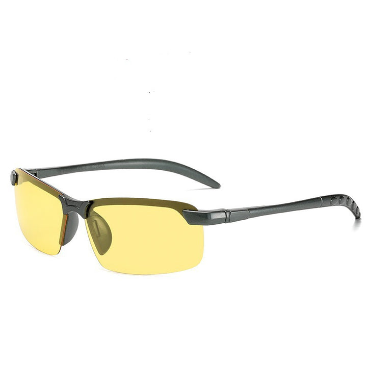 Men's sporty sunglasses with polarized lenses and flexible frame Kalsten