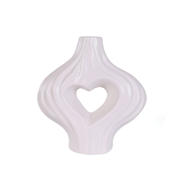 Decorative Heart-Shape Ceramic Vase Kalsten