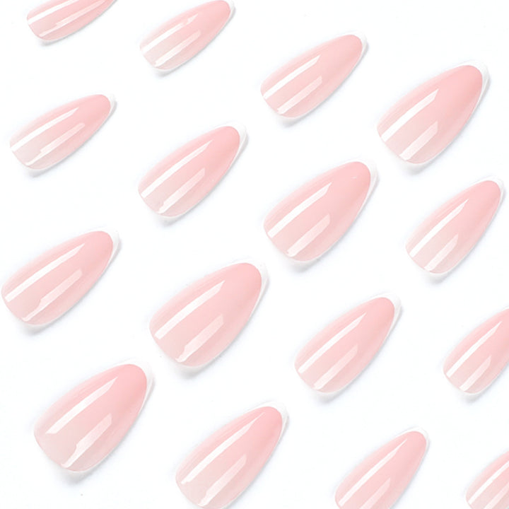 Artistic Stiletto Nails with Elegant French Tip Design Kalsten