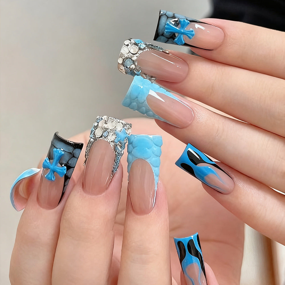 Creative artificial nails with unique 3D design Kalsten