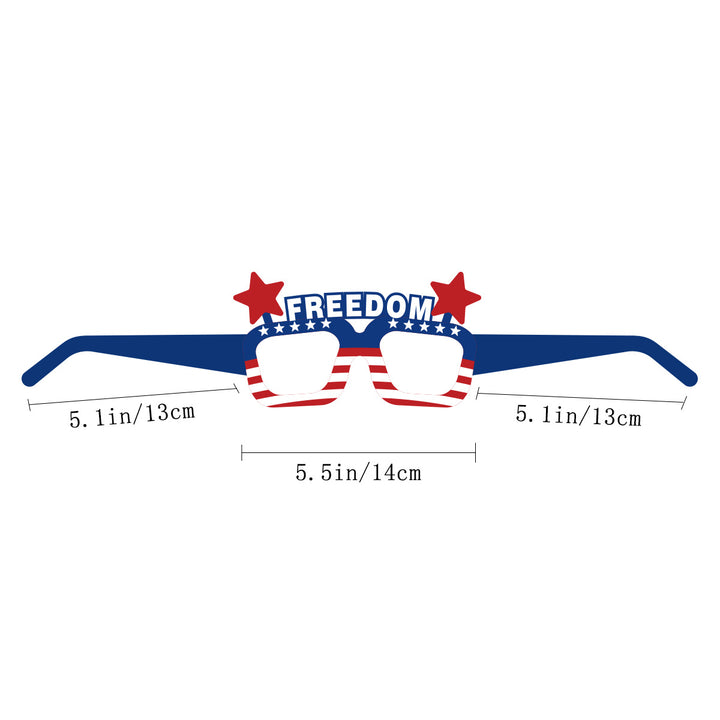 Women creative photo glasses for patriotic celebrations Kalsten
