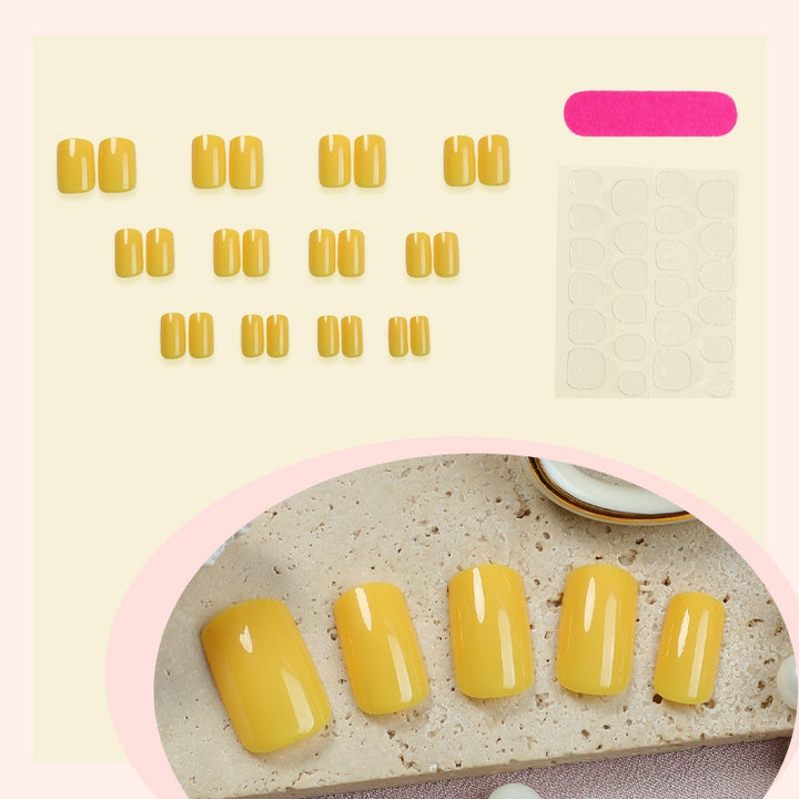 Elegant Glossy Press-On Nails Kalsten