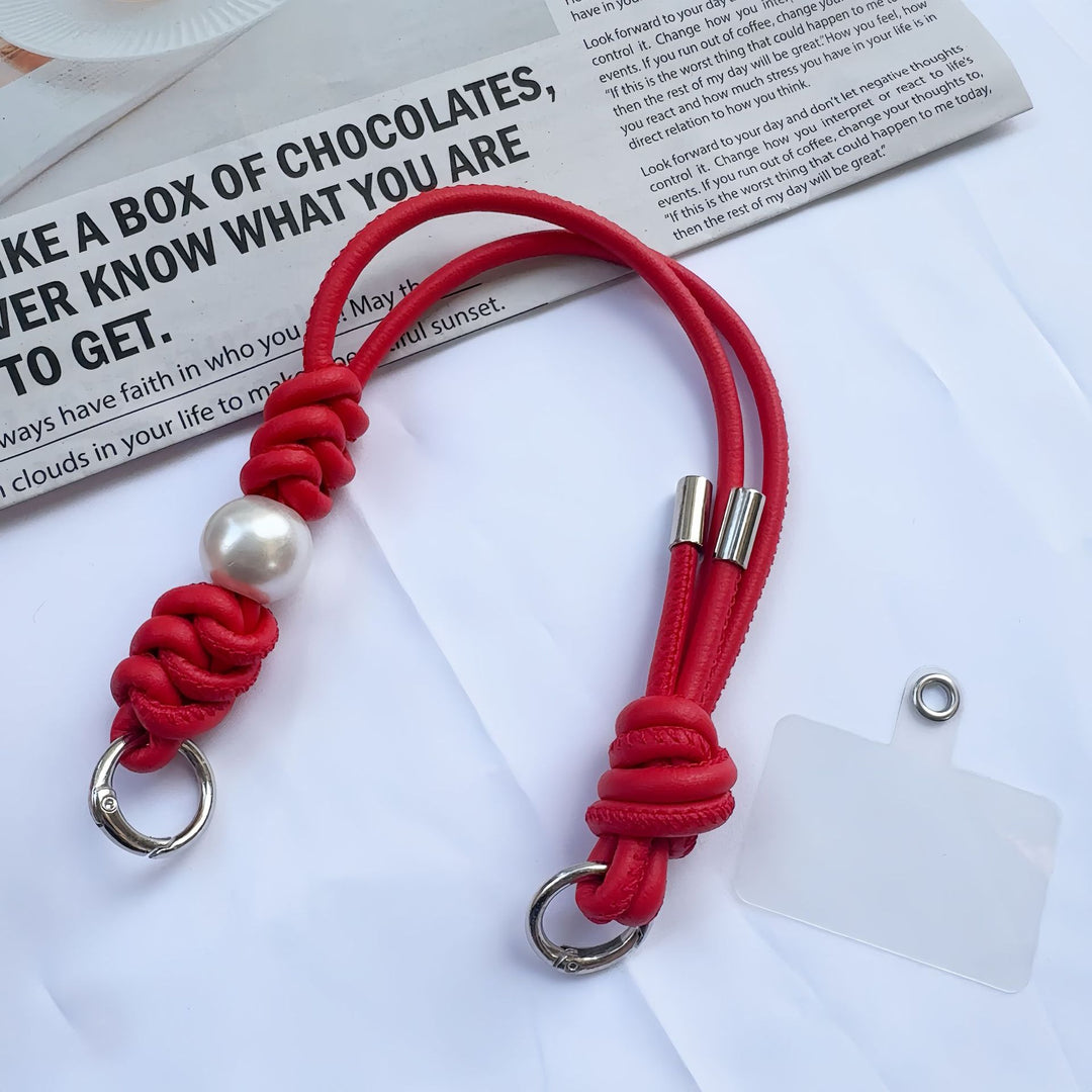 Elegant Knotted Leather Keychain Holder Kalsten