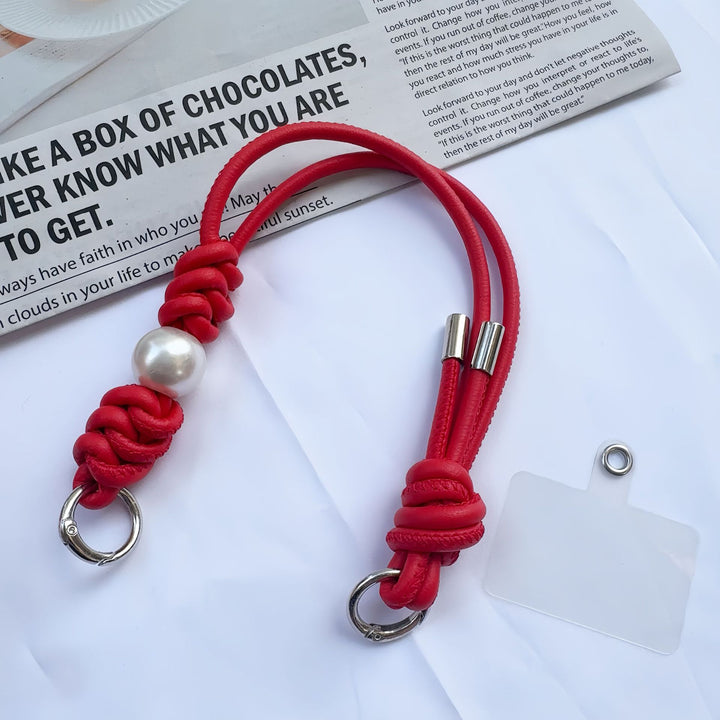 Elegant Knotted Leather Keychain Holder Kalsten