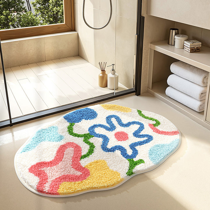 Playful Cartoon Pet Bath Mat Kalsten
