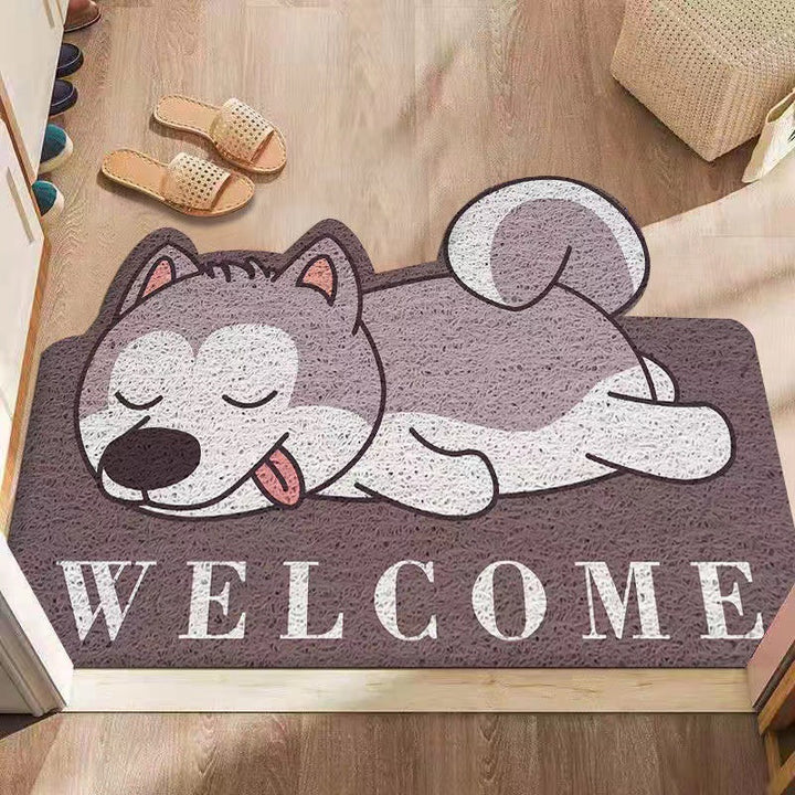Cartoon Dog Theme Floor Mat