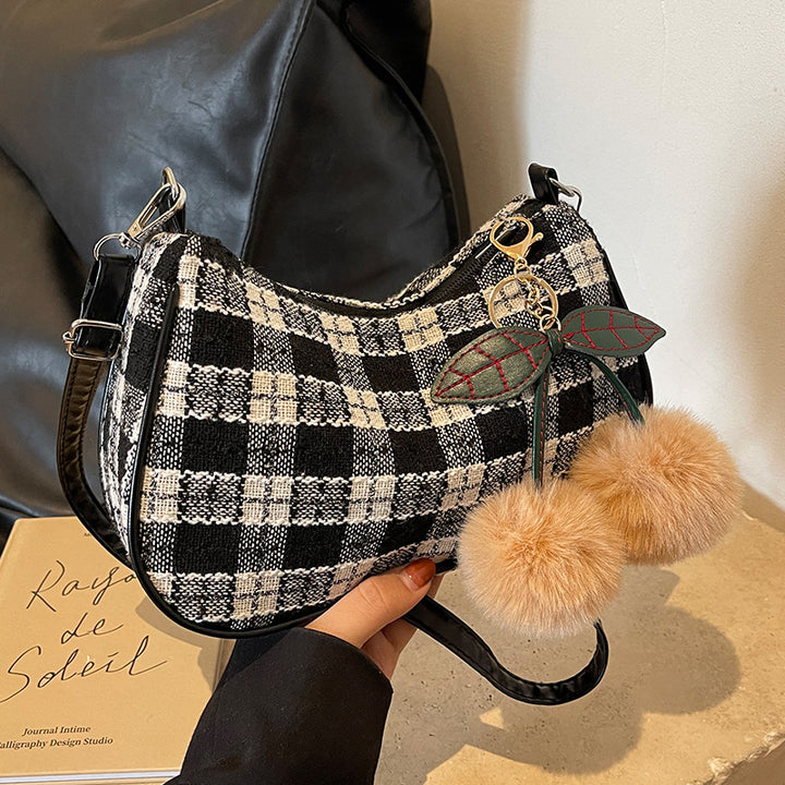 Plaid Crossbody Bag