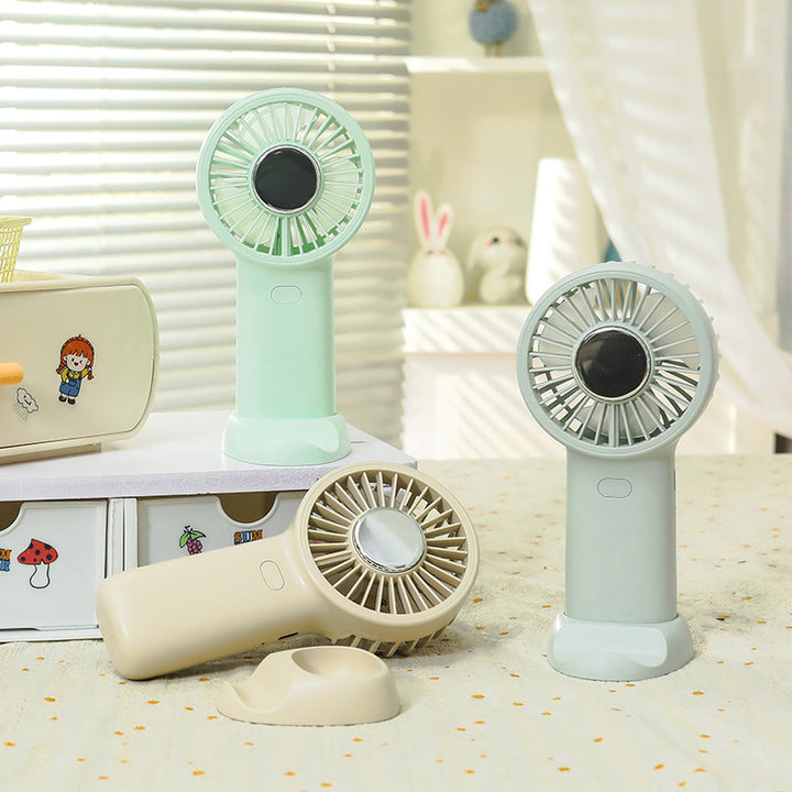 Ladies portable hand fan with powerful battery and user-friendly touch control Kalsten