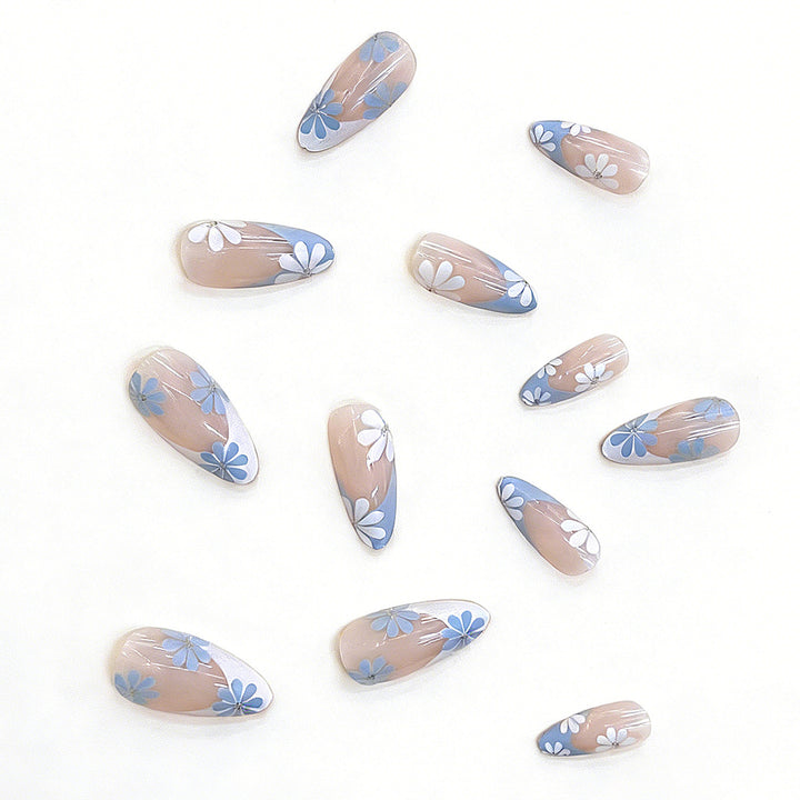 Floral Design Press-On Nail Set Kalsten