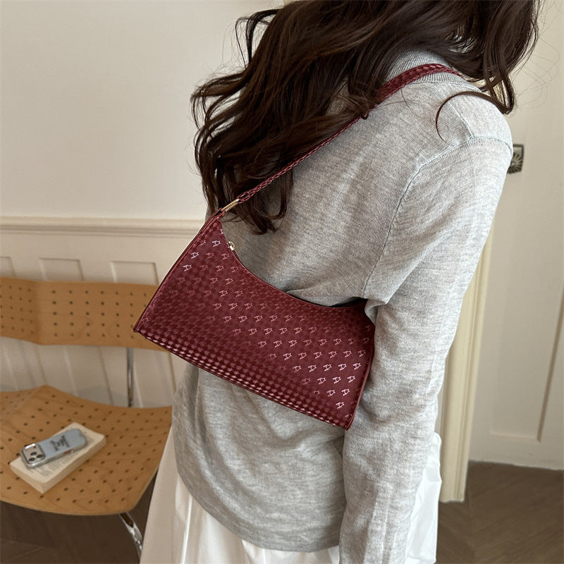 Chic Textured Handheld Purse