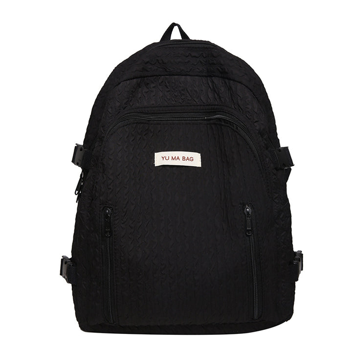 Textured Multi-Compartment Backpack Kalsten