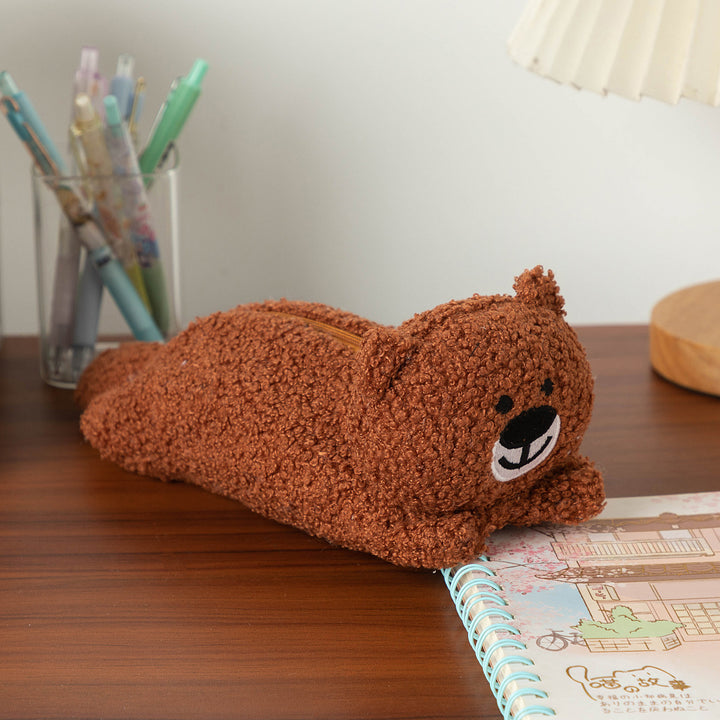 Cute Plush Bear Pencil Case Kalsten