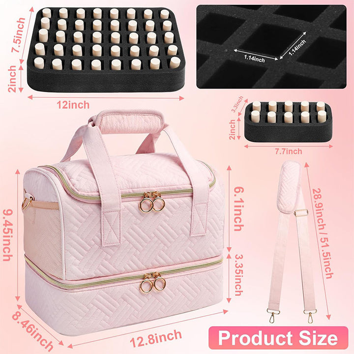 Cosmetic Organizer Bag with Removable Compartments Kalsten