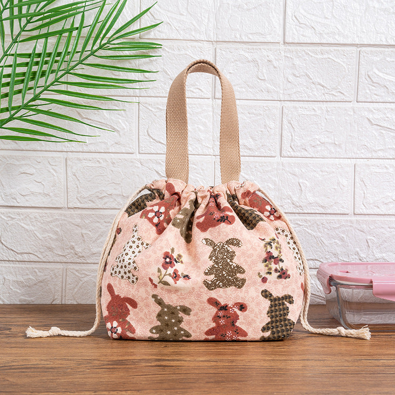 Drawstring Cat-Themed Storage Bag Kalsten