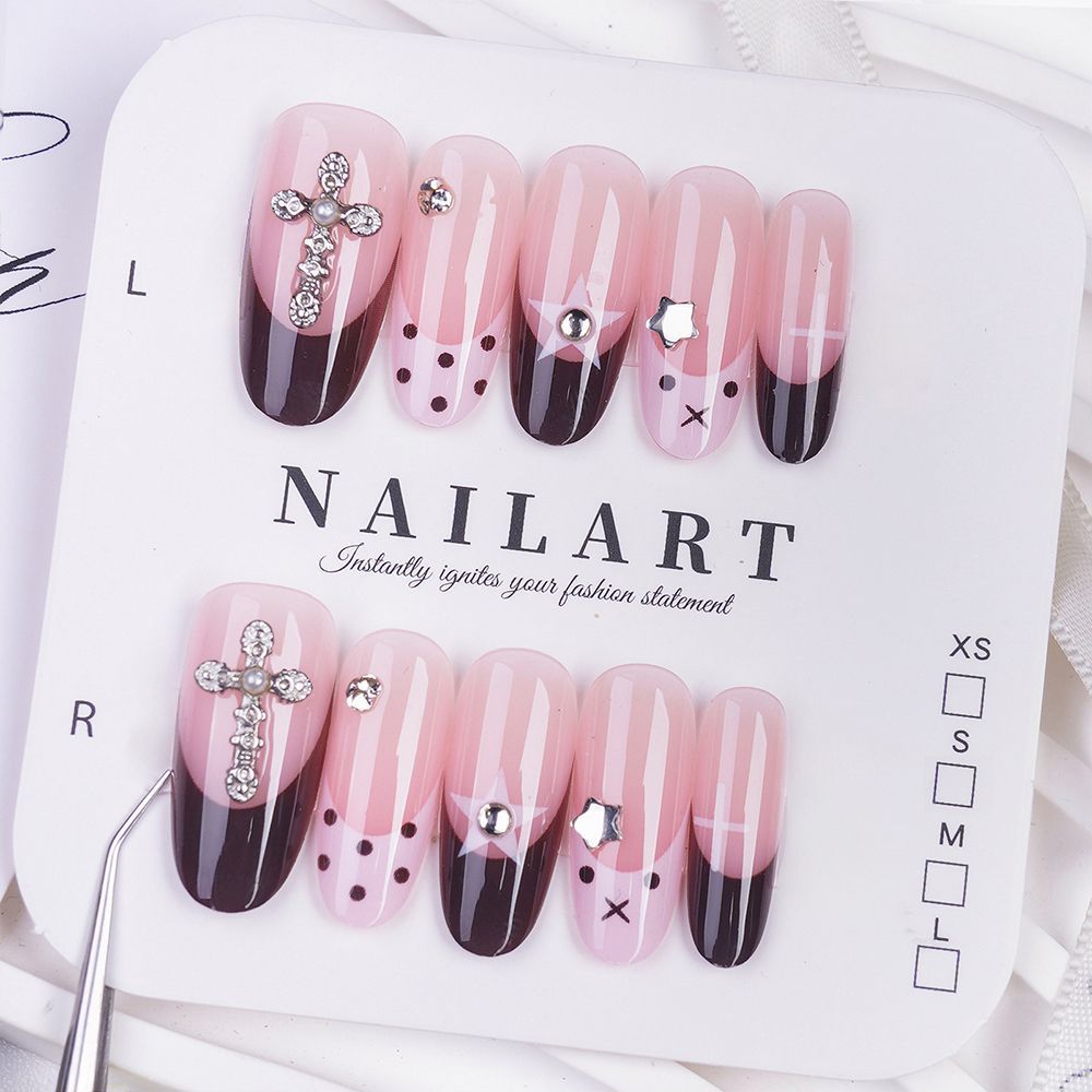 Artistic 3D Butterfly Press-On Nail Set Kalsten