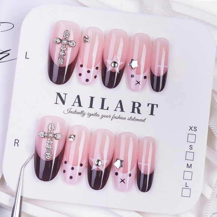 Artistic 3D Butterfly Press-On Nail Set Kalsten