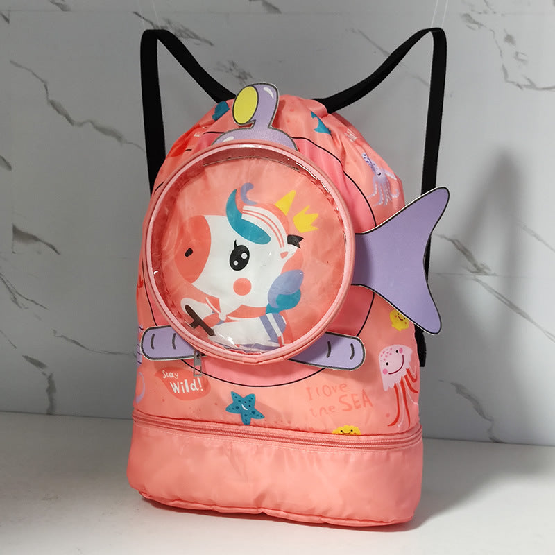 Fun-Themed Drawstring Backpack Kalsten