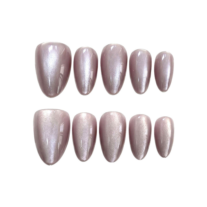 Elegant Glittery Press-On Nail Set