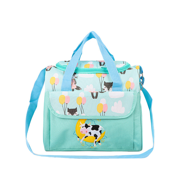 Multifunctional diaper bag with integrated changing mat Kalsten