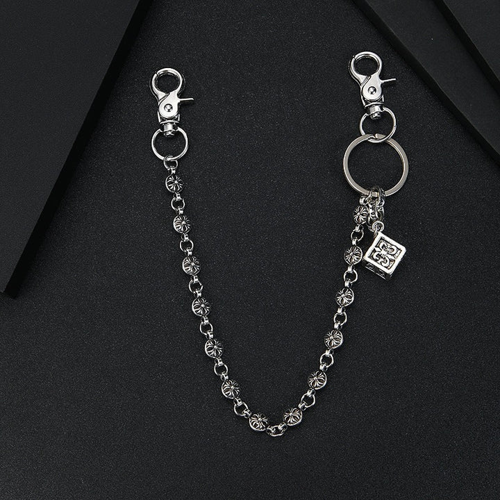 Fashionable keychain with filigree chain design Kalsten