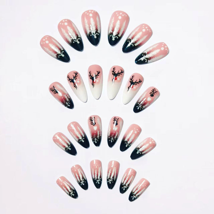 Festive Winter-Themed Nail Art Kalsten