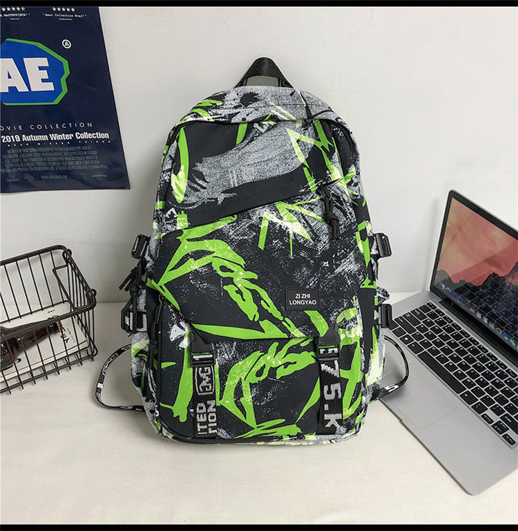 Artistic Graphic Print Backpack Kalsten 1790951131