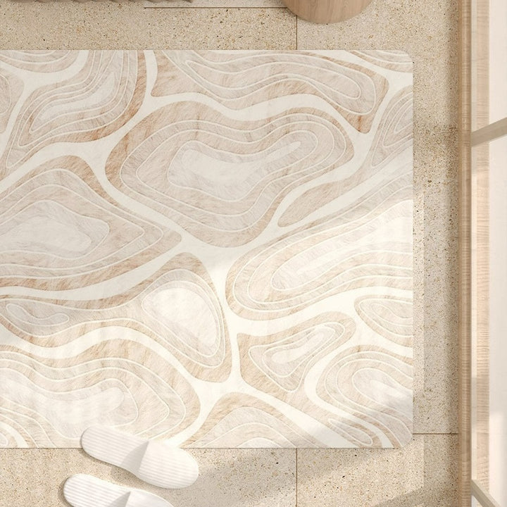 Abstract Soft Bath Mat