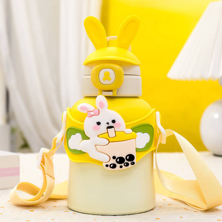 Ladies' drinking bottle with practical carrying strap and cute design Kalsten