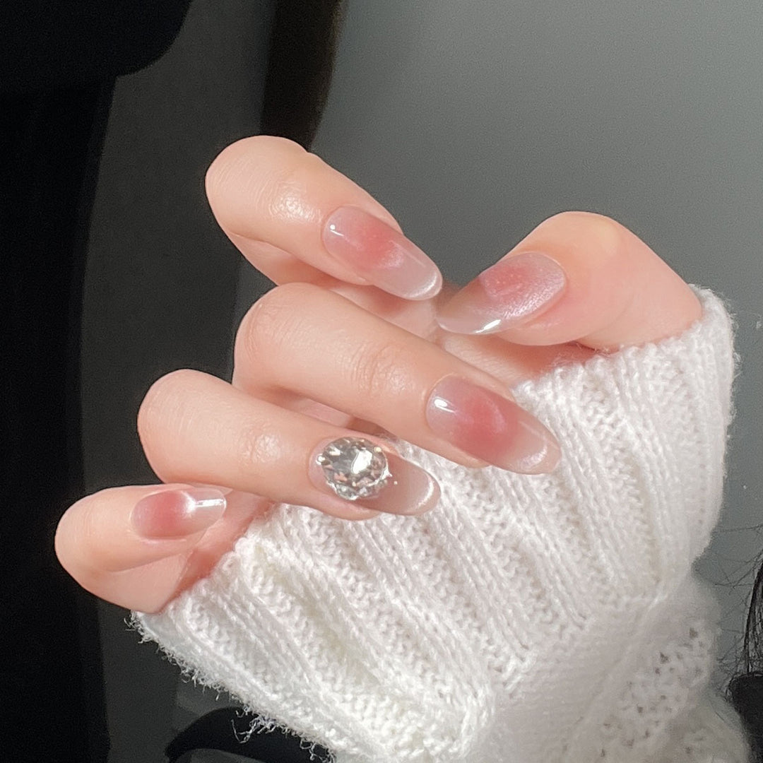 Artistic Floral-Embellished Press-On Nail Art Kalsten