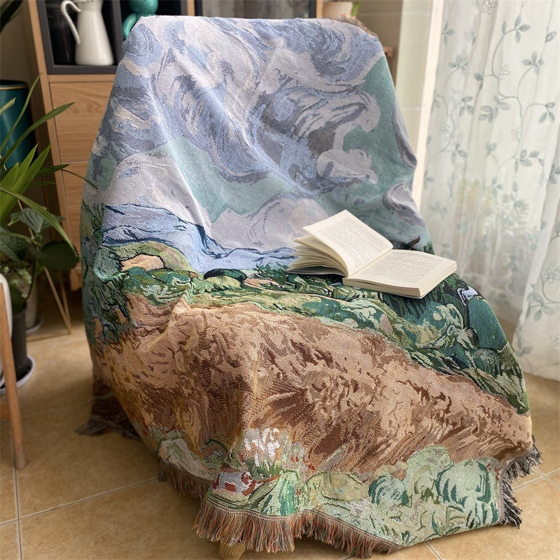 Artistic Scenic Tapestry Throw Blanket