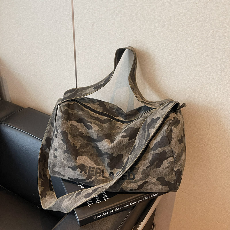 Versatile Camo Print Duffle Bag Kalsten