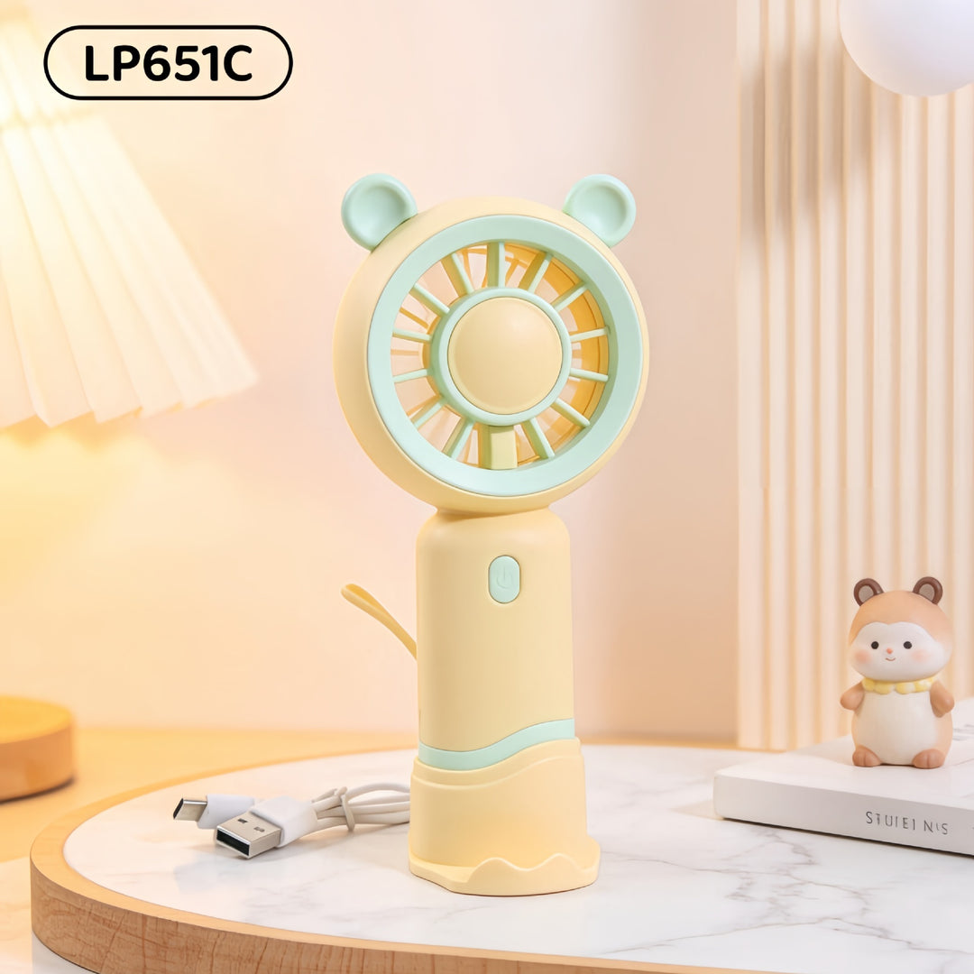 Women Portable USB Hand Fan with Cute Designs Kalsten