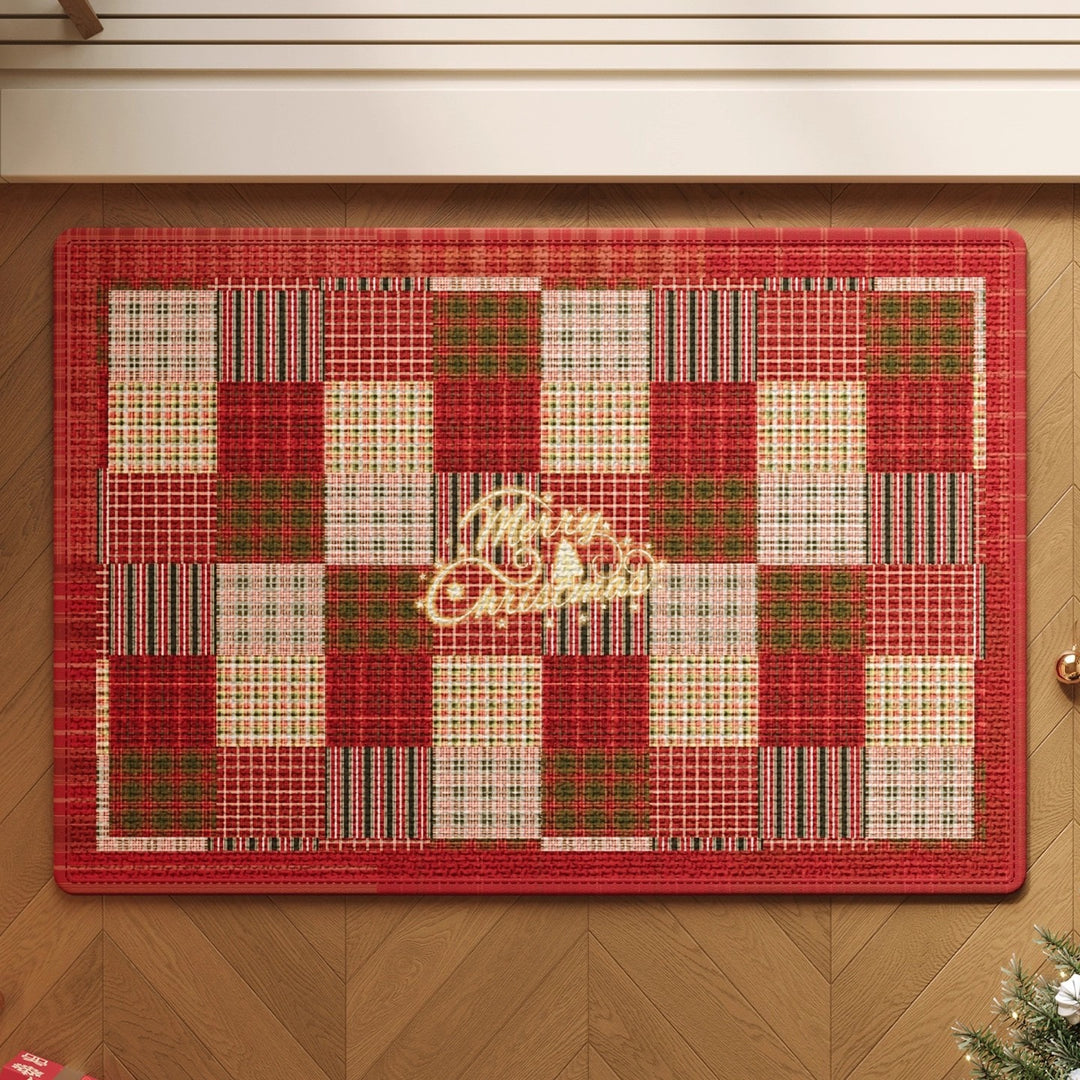Festive Gingerbread Holiday Doormat Kalsten