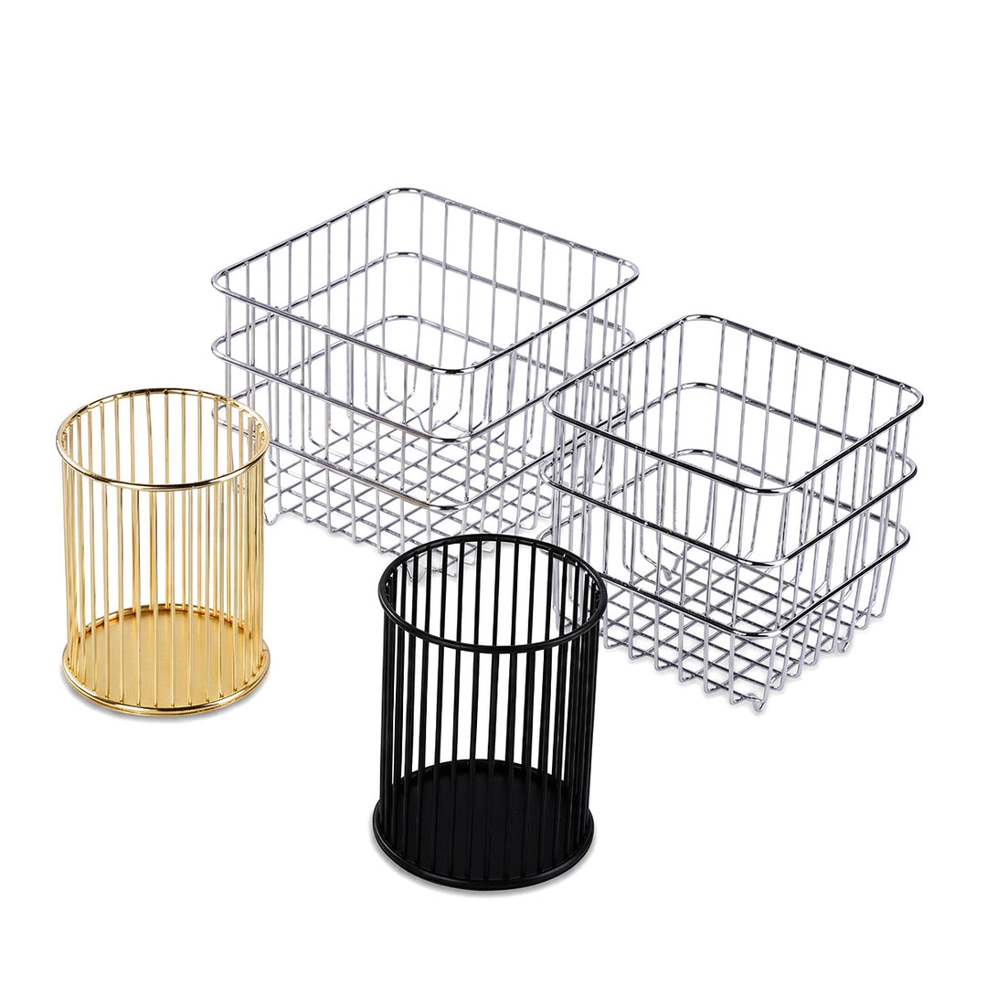 Elegant table organizer made of metal rods Kalsten