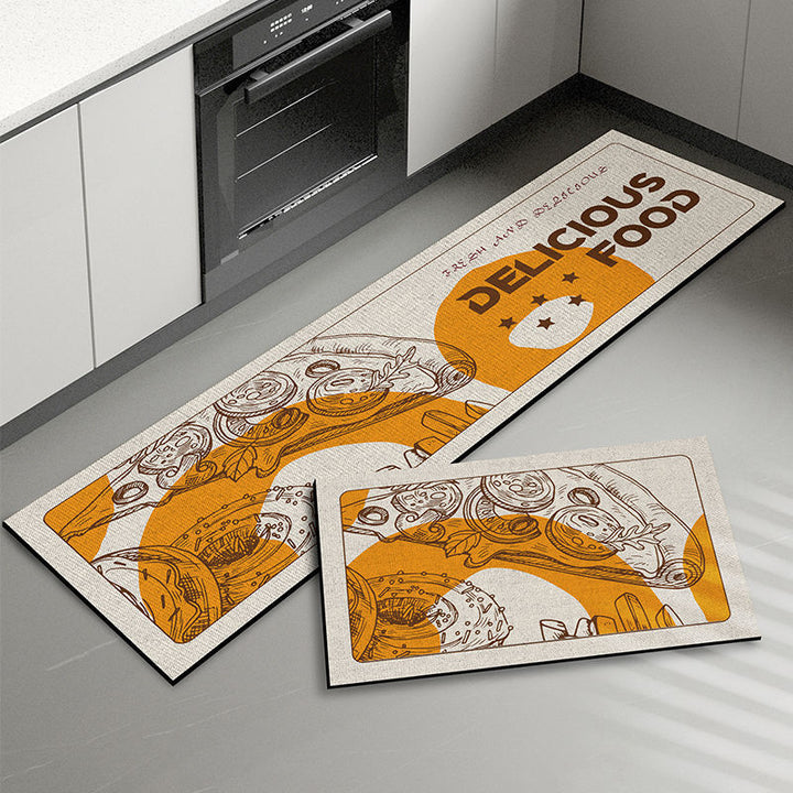 Food-Themed Kitchen Mat
