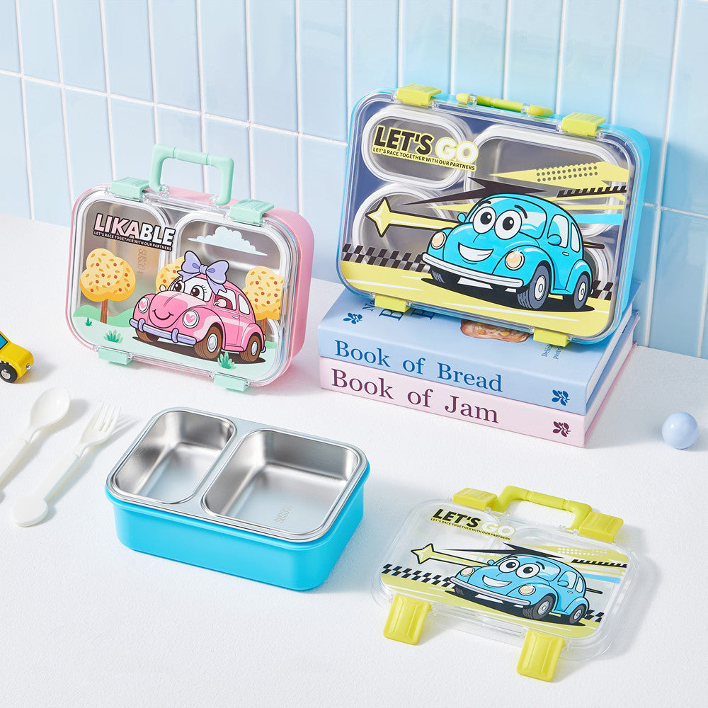 Cute Themed Multi-Section Lunch Container