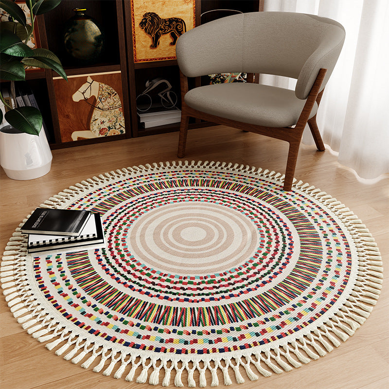 Round Decorative Area Rug Kalsten