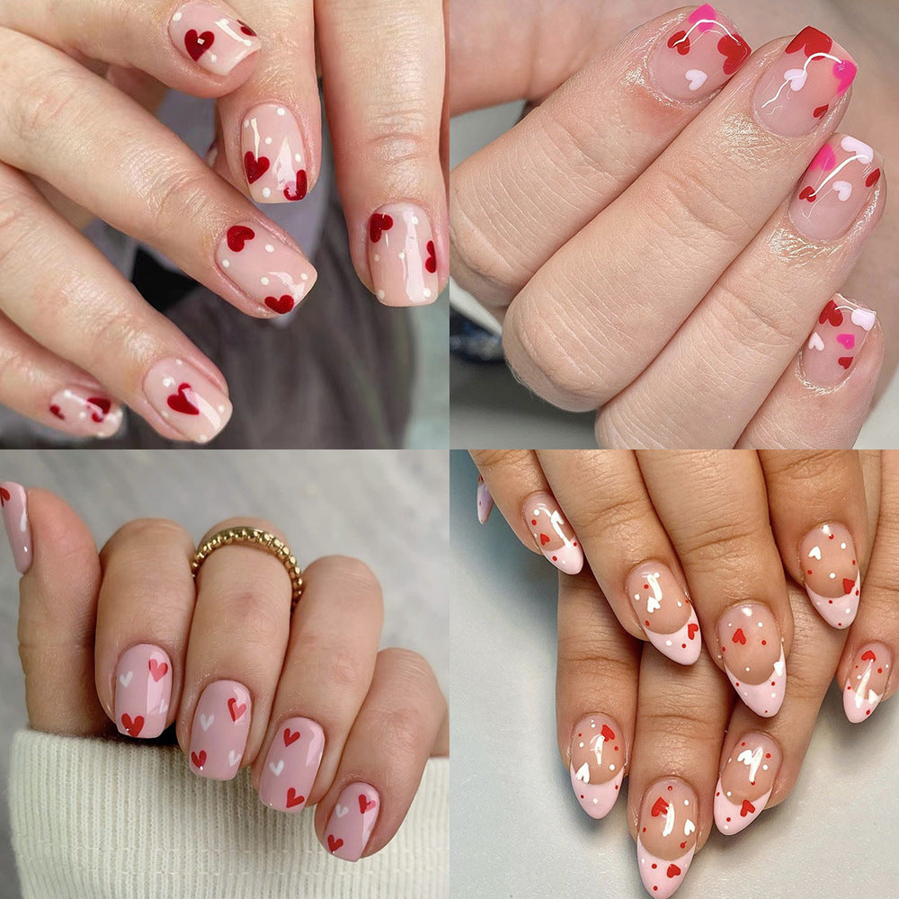 Heart-Themed Nail Art Set Kalsten