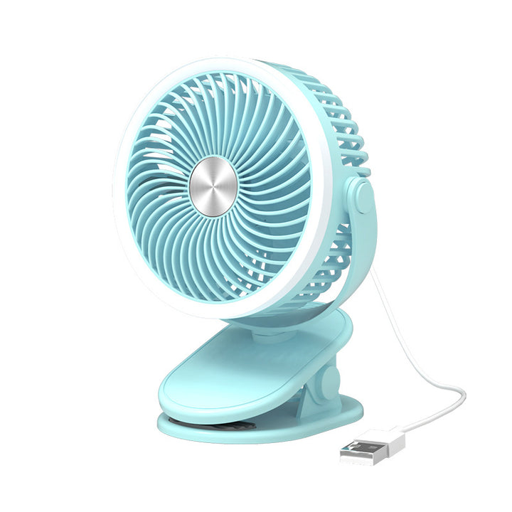 Unisex Compact Table Fan with Flexible Clamp Attachment Kalsten