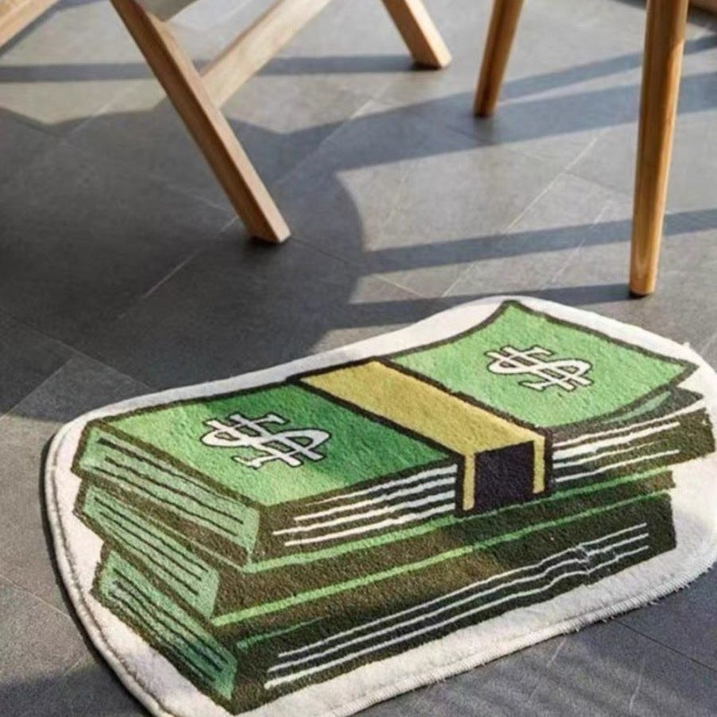 Decorative Money Roll Doormat