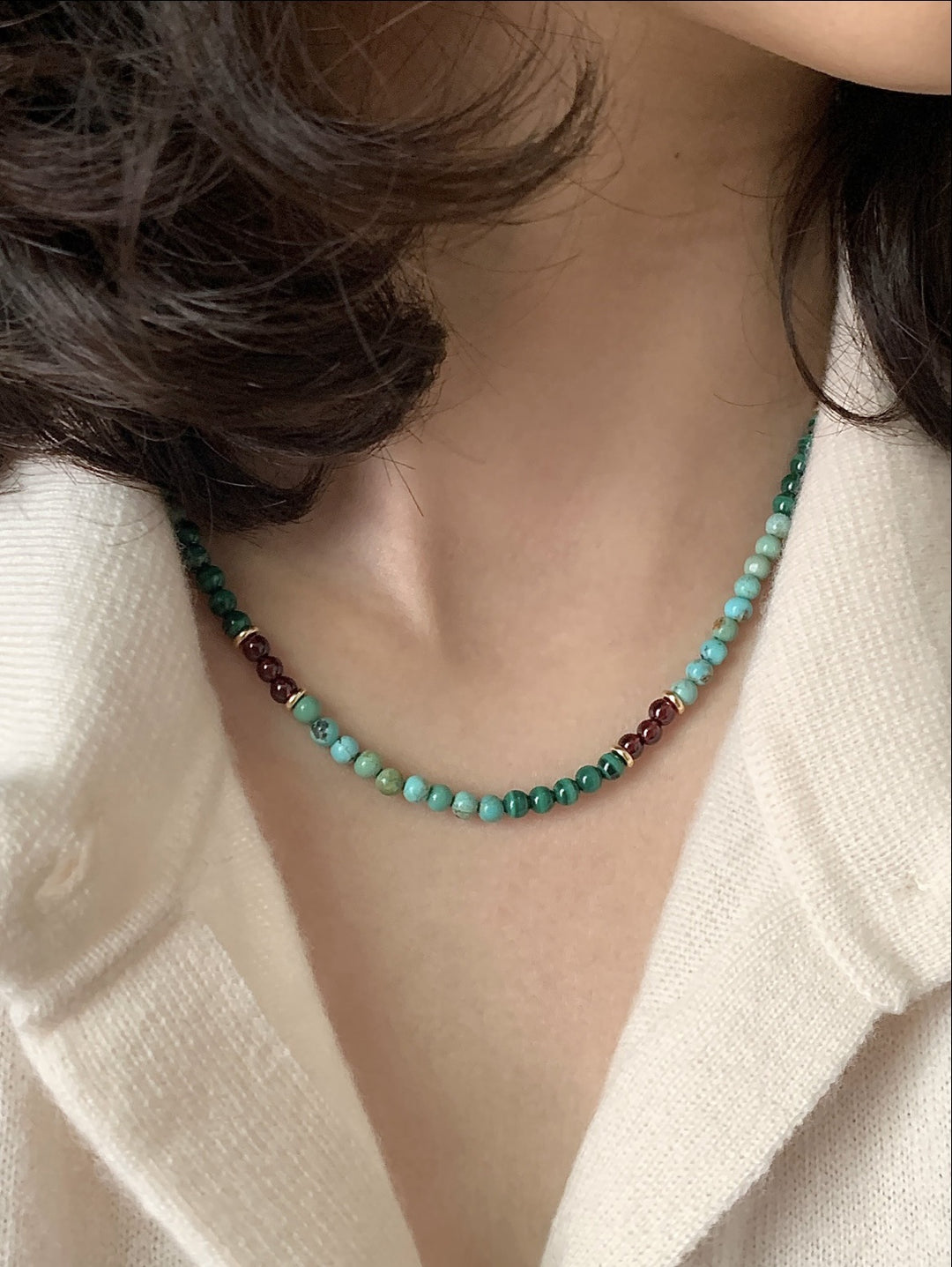 Natural Beaded Necklace Kalsten