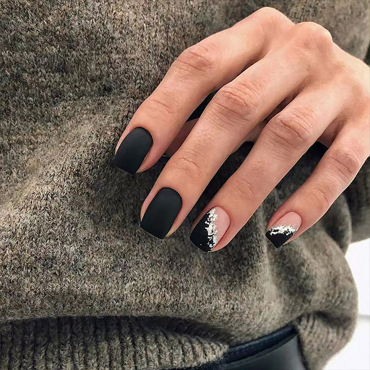 Artificial nails with floral minimalism Kalsten