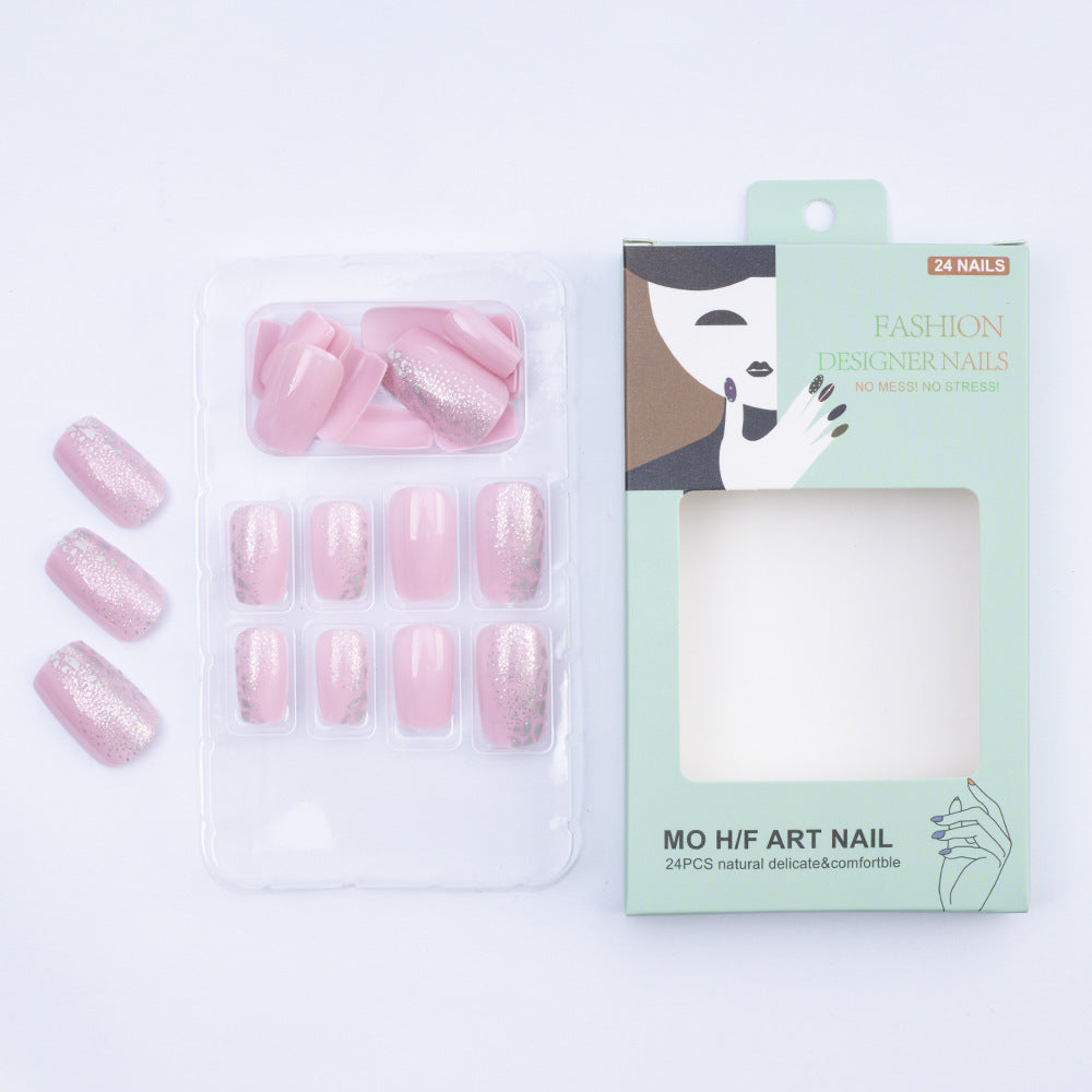 Glittering artificial nails with luxurious gradient Kalsten