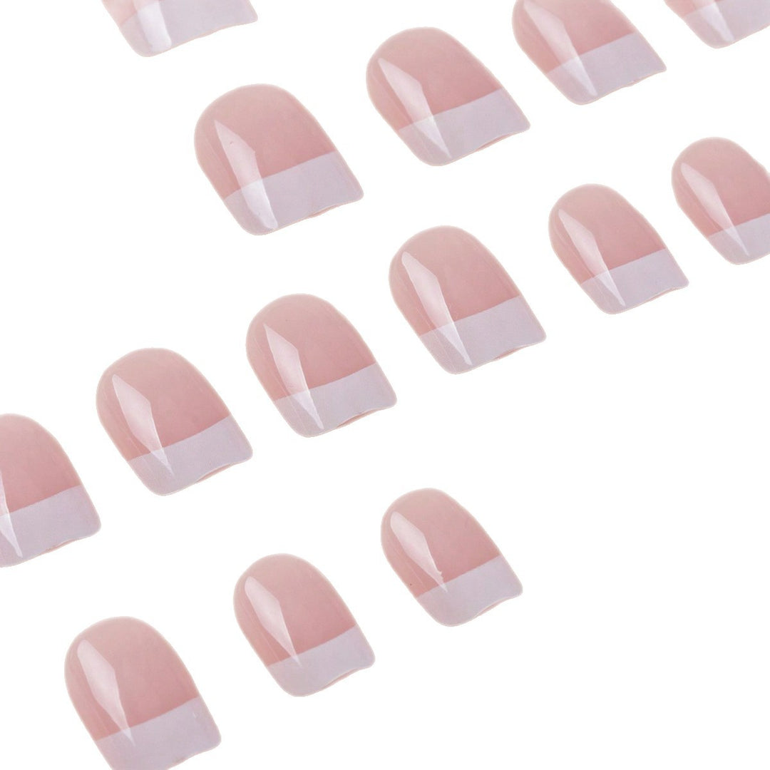 Classic French Tip Nail Set Kalsten