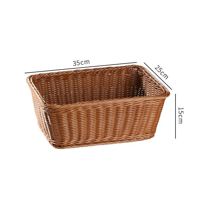 Large Rectangular Woven Storage Tray Kalsten